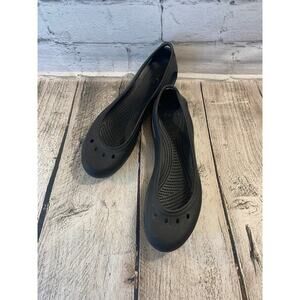 CROCS Women’s Black Kadee Flats / Size: 8